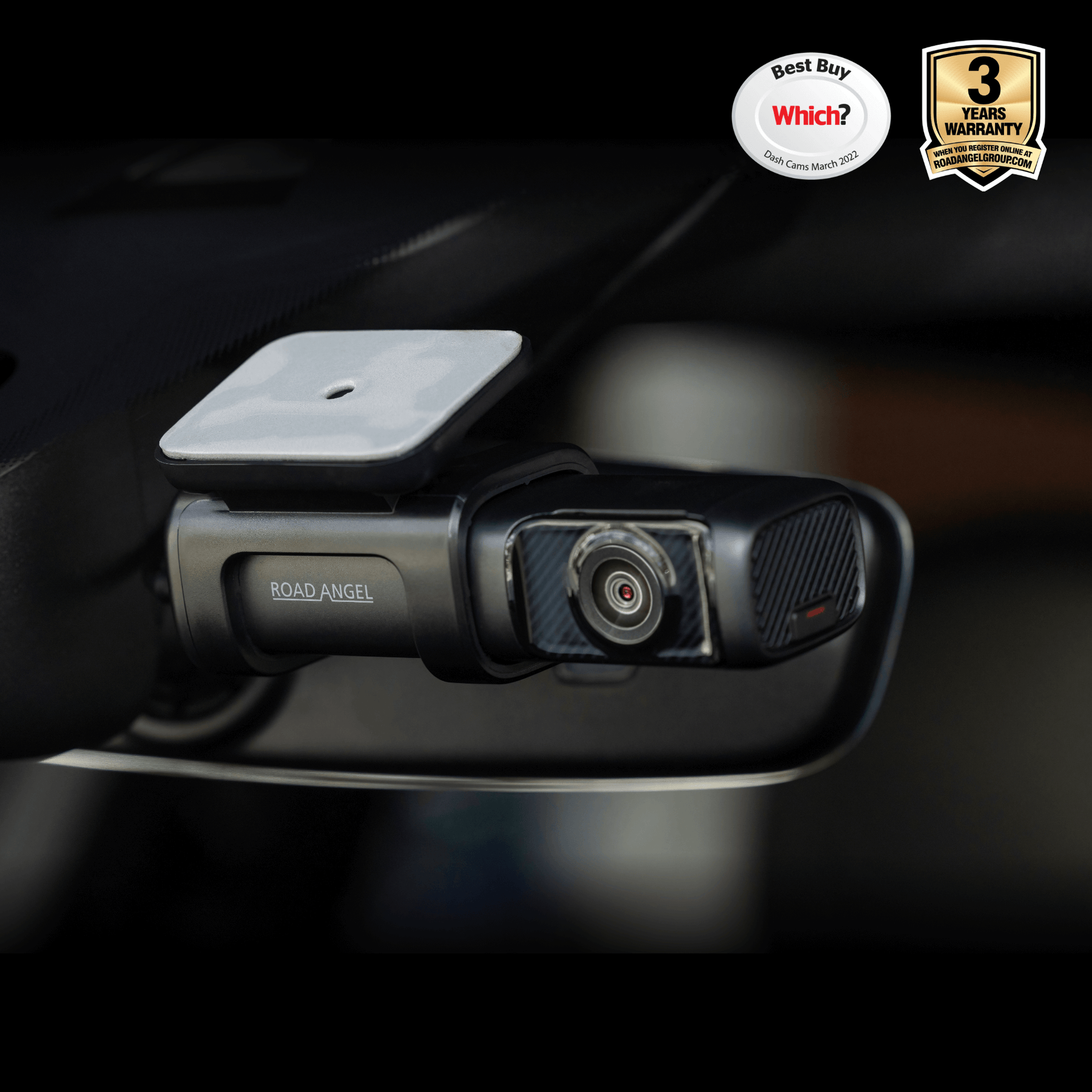 Road Angel Halo Ultra 4K Dash Cam - Welcher ist der beste Kauf! mit Parkmodus und internem 64-GB-SSD-Speicher