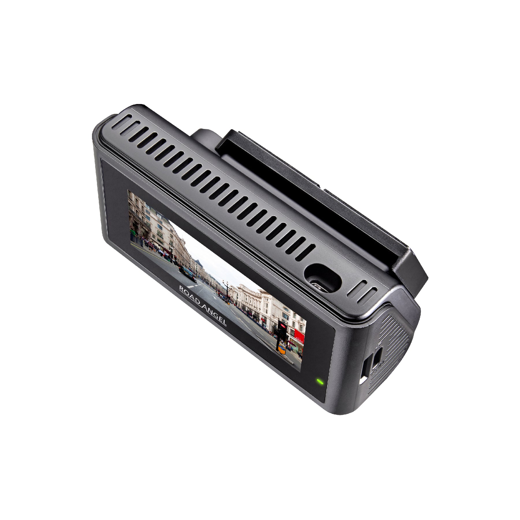 Road Angel Halo Play 4K Dual Dash Cam with 3.2" Screen, Parking Mode & Quick Release mounting