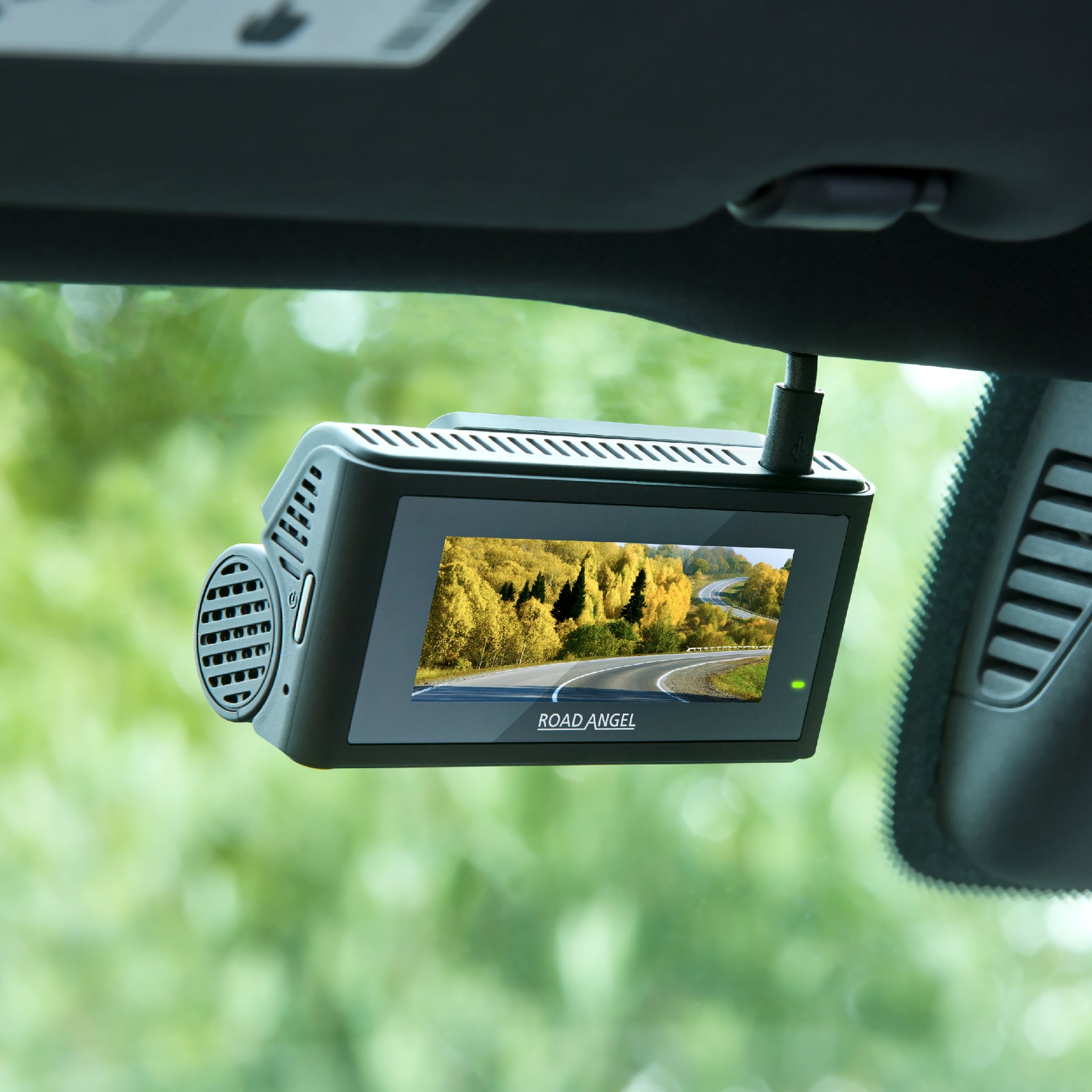Road Angel Halo Play 4K Dual Dash Cam with 3.2" Screen, Parking Mode & Quick Release mounting