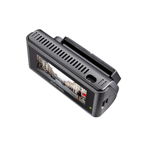 Road Angel Halo Play 4K Dual Dash Cam with 3.2" Screen, Parking Mode & Quick Release mounting