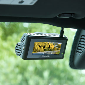 Road Angel Halo Play 4K Dual Dash Cam with 3.2" Screen, Parking Mode & Quick Release mounting