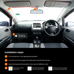 HWK5VIEW - Fonctionnalités de caméra embarquée Road Angel Halo – pour Halo View / Halo Vision